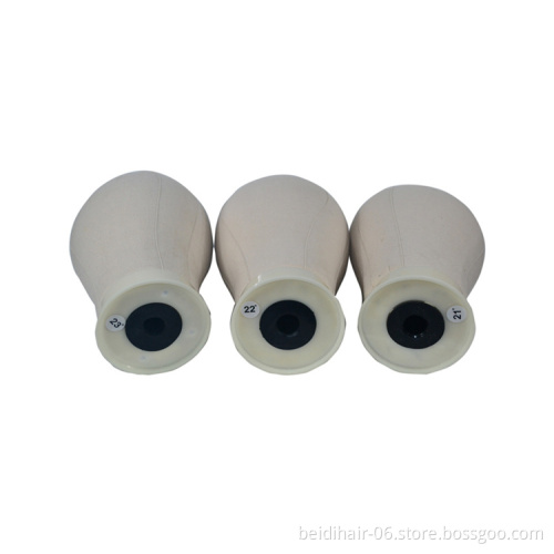 Canvas Block Head Mannequin Head Wig Stand For Wigs Making Tools Wig Display Head